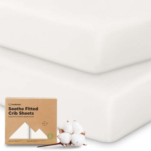 Soothe Fitted Crib Sheet For Baby Nursery Cot | KeaBabies
