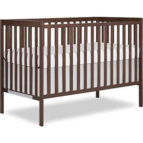 Dream On Me Synergy 5-in-1 Convertible Full Size Baby Crib, Smokey Oak