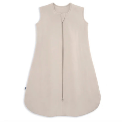 HALO - 1.5 TOG supersoft bamboo wearable blanket, double zipper sleeping bag with weighted feel - oat