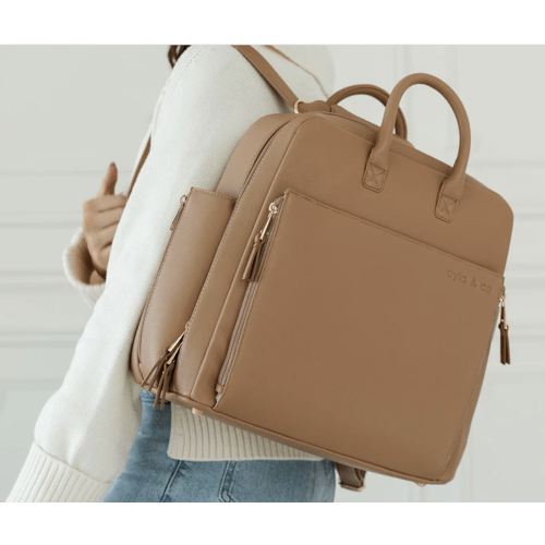The Ayla Diaper Bag (Caffe)