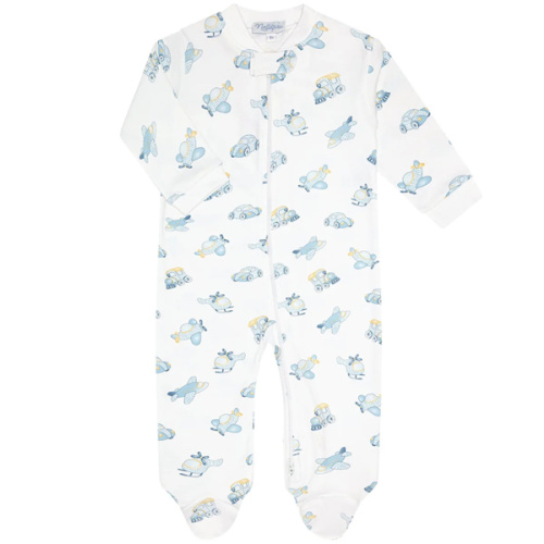 Mini Voyages Zipper Footie