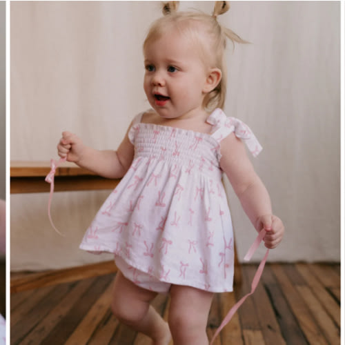 Bloomer Set | Pink Bows