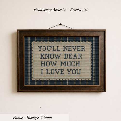 You'll Never Know Dear Print ∙ Vintage Boy Room Art ∙ 1742