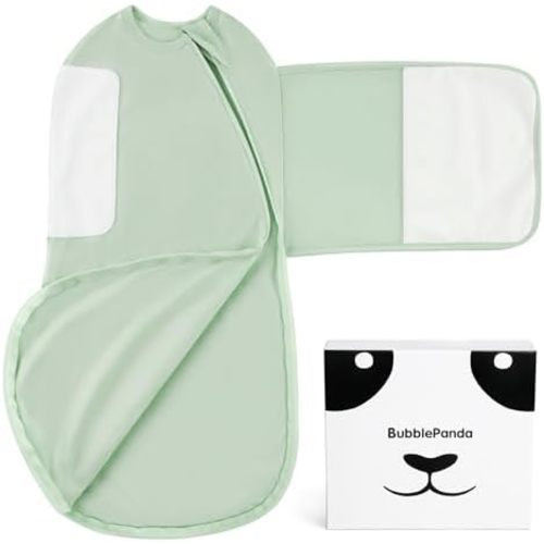 BubblePanda Swaddles for Newborns Rayon Made from Bamboo Silent Velcro