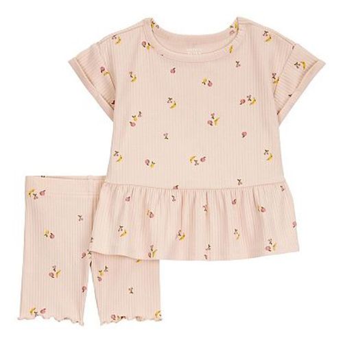 Baby Girl Carter's Fruit Short Sleeve Top and Shorts 2-Piece Set