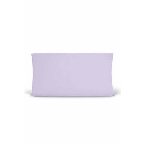 Solid Lilac Bamboo Changing Pad Cover | Caden Lane