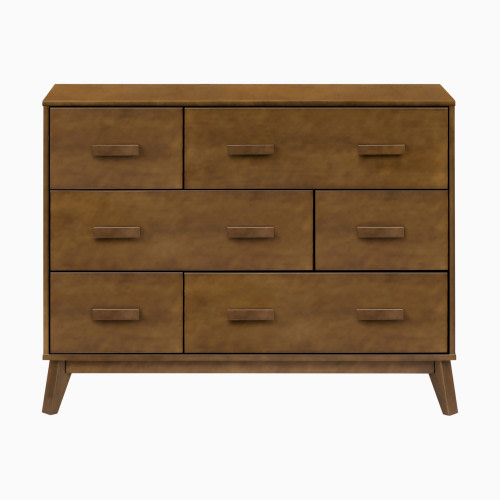 babyletto Scoot 6-Drawer Dresser - Natural Walnut