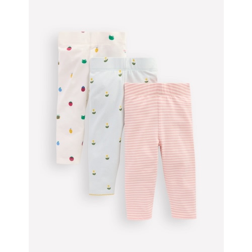 3-pack Cotton Leggings-Multi Daisy | Boden USA