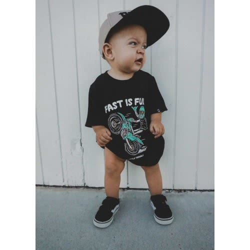 Fast Is Fun Baby Romper