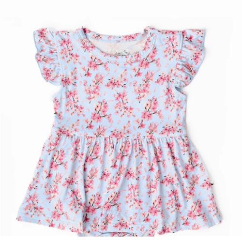 Cherry Blossom Baby Flutter Dress – Little Crowns & Capes