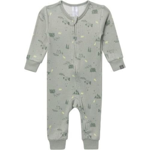 Modern Moments by Gerber Baby Boys' Snug Fitting Footless Pajamas, Mountain Gray, 6-9 Months