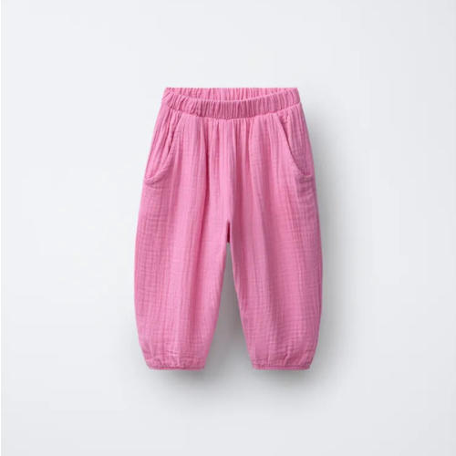 TEXTURED BARREL PANTS - Pink | ZARA United States