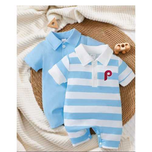 Phillies Baby Blue Outfit (Stripes or Baby Blue)