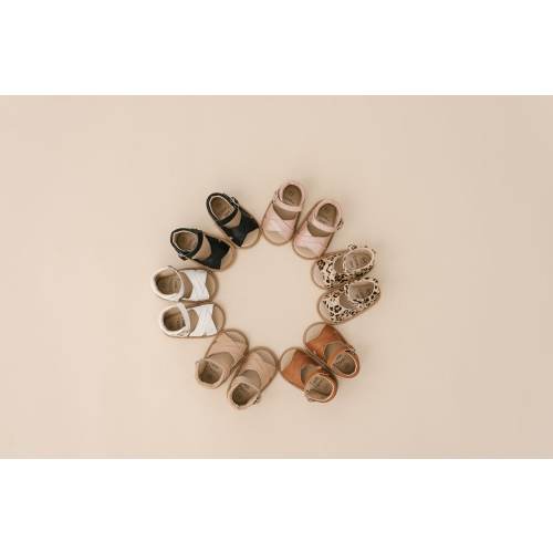 Genuine Leather Baby Sandals | Soft Sole Baby Shoes for Girls & Boys | Infant and Toddler Summer Shoes | First Walker | Babe Basics