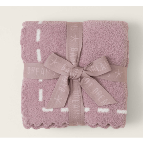 CozyChic® Scallop Edge Receiving Blanket | Barefoot Dreams®
