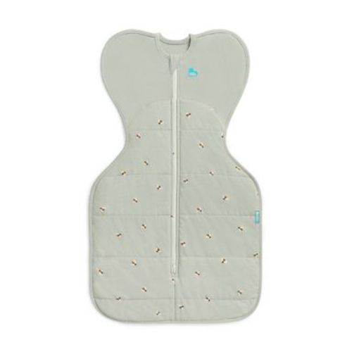Love to Dream Swaddle Up Warm - Cotton 2.5 TOG Olive Bees - Newborn
