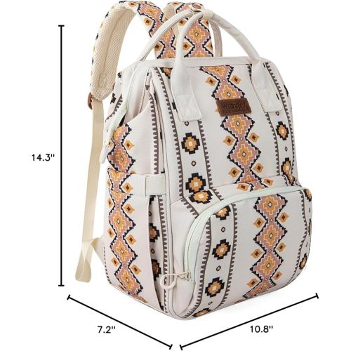 Montana West Wrangler Diaper Bag Backpack Aztec Callie Bag Travel Backpack Purses Western Multi-Function Baby Bags for Mom