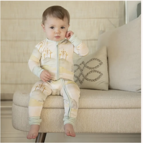 Riley & Rett He is Risen Bamboo Baby Zippy Romper - Ruffle Me This