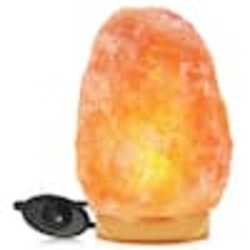 Himalayan Glow 9 in. Tall Ionic Crystal Natural Salt 5 to 7 lbs. Lamp 1003