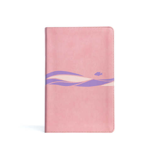 CSB Easy-for-Me Bible for Early Readers, Coral Pink LeatherTouch | Lifeway