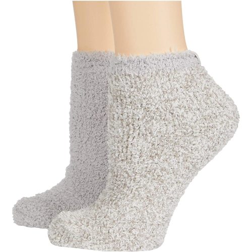 Barefoot Dreams CozyChic 2 Pair Tennis Sock Set, Plush Socks, Set of 2