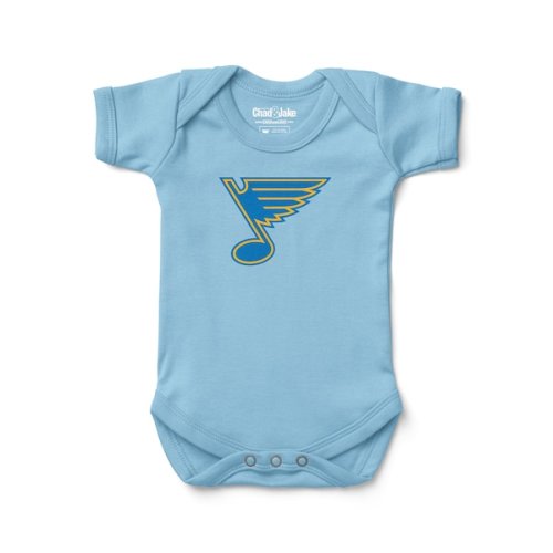 Newborn & Infant St. Louis Blues Chad & Jake Light Blue Bodysuit