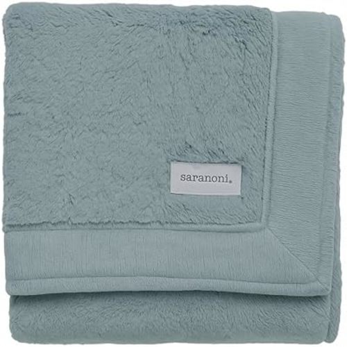 SARANONI Luxury Lush Kids Blanket | Ultra-Soft & Cozy Plush Comfy Blankets for Kids & Teens | Eucalyptus - 40” x 60”