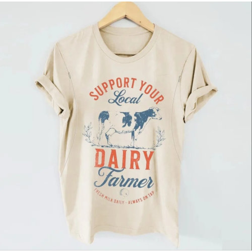 Support Your Local Farmer Breastfeeding T-shirt