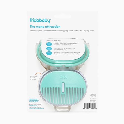 Infant Hairbrush + Comb + Case