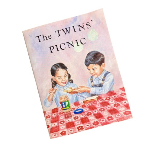 The Twins Picnic Vintage Childrens Booklet Jif Peanut Butter 1994 Little Jewel