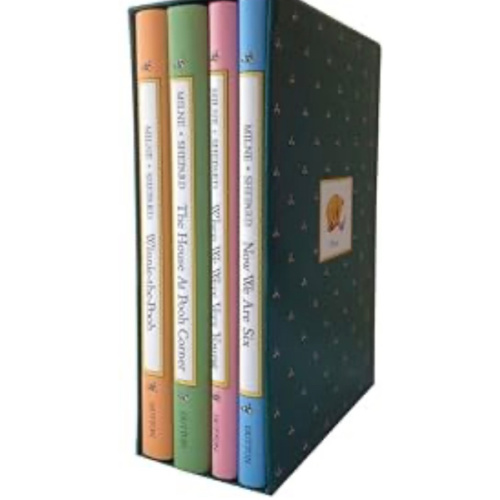 Pooh's Library: Winnie-The-Pooh, The House At Pooh Corner, When We Were Very Young, Now We Are Six (Pooh Original Edition)