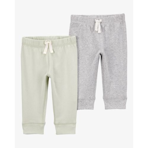 Baby 2-Pack Jogger Pants - Green/Grey | Carter's