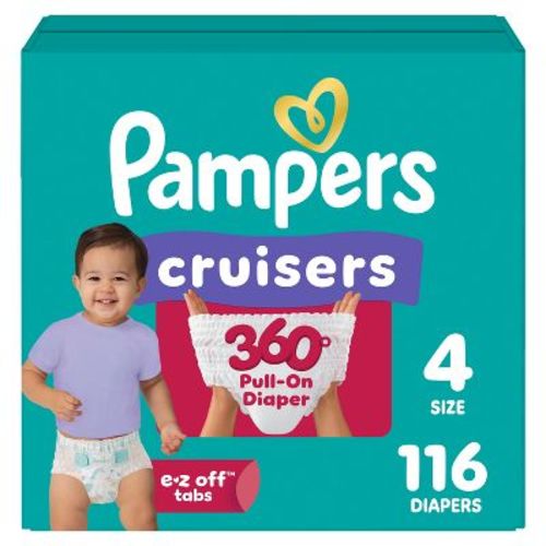 Pampers Cruisers 360 Diapers - Size 4 - 116ct