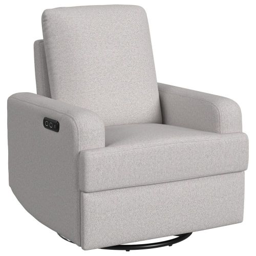 Eastern Shore Trey Power Glider Chair in Stormy Grey