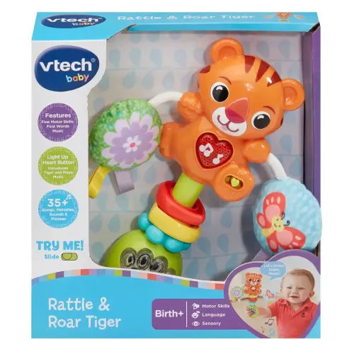 Vtech Baby Rattle & Roar Tiger 0+ Months | Baby Toddler Activity Toys | Joybuy