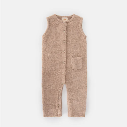 Sleeveless Jumpsuit - Fuzzy