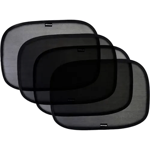 Enovoe car Window Shades for Baby - (4 Pack) - 21"x14" Cling Window Shades for car Baby - car Sun Shade, Glare and UV Rays Protection for Your Child - Baby Window car Shade for Side Window