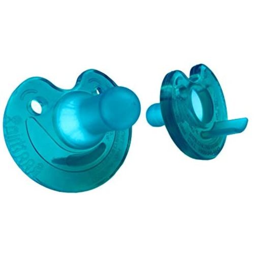 Philips Notched Newborn Soothie Pacifier, Green, 0-3 Months, Hospital Binky - Natural Scent (2pack)