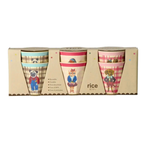 Tumblers - Set of 6 - Rice x Nathalie Lété