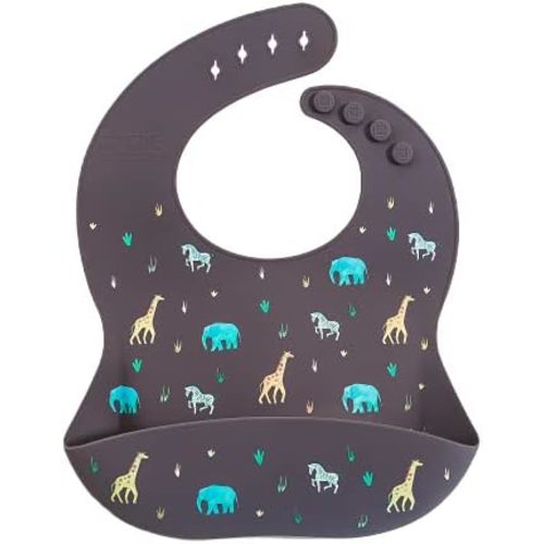 Austin Baby Co Mess Proof Silicone Bibs for Babies – Perfect Travel Toddler Bibs for Baby
