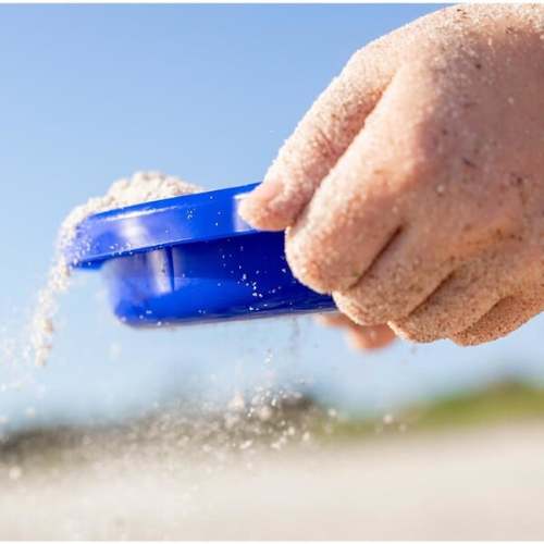 Toddler Sand Toys Bundle - Pail, Sieve and 2 Scoops (Colors Vary) - HABA | Maisonette