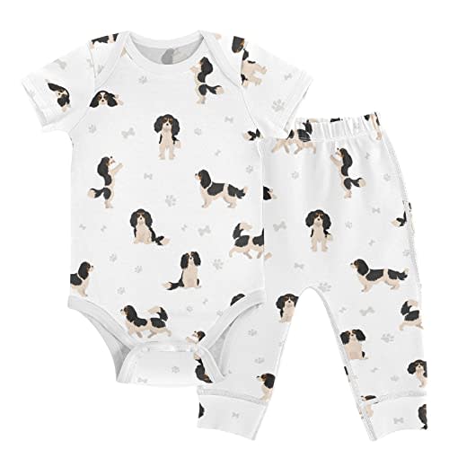 vvfelixl Baby Bodysuits Pants Sets Gnome Mushroom Short Sleeve Baby Clothes for Boys Girls 3M