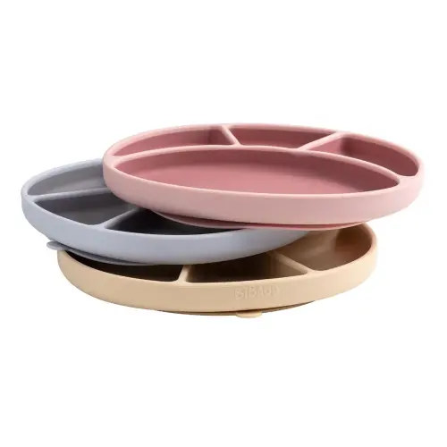 Silicone Suction Divider Plate - Fawn