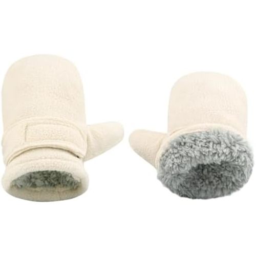 BAVST Baby Toddler Winter Mittens Girls Warm Fleece Lined Gloves Kids Sherpa Lined Mittens for Boys