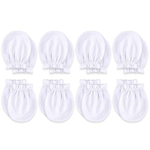 KiddyCare Hand Mittens No Scratch for Newborn Baby Boy/girl - Infant Gloves Mitts for 0-6 Months - Preemie Mittens for Babies