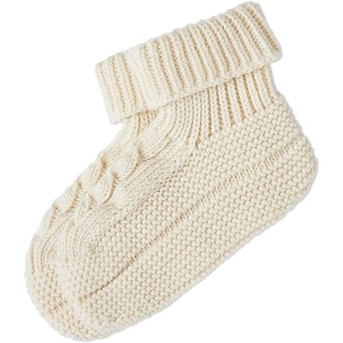 POLO RALPH LAUREN Unisex-baby Baby's Bootie with Cable 1 Pair Pack Soft Cotton Comfort