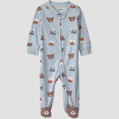 Carter's Just One You® Baby Boys' Wilderness Animals Sleep N' Play - Blue 6M