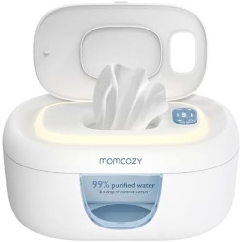 Momcozy Baby Wipe Warmer, Innovative Spring Design,Large Capacity Dispenser