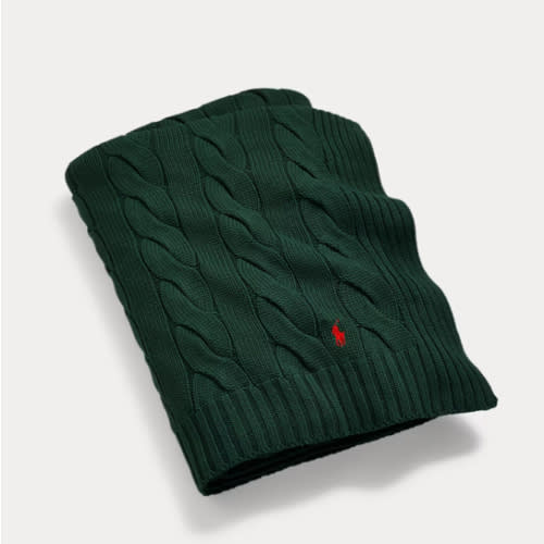 Hanley Cable-Knit Throw Blanket | Ralph Lauren