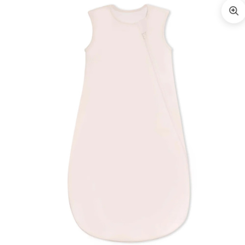 Organic Cotton & Camel Wool Sleeveless Sleep Sack 1.0 TOG - Primrose Pink